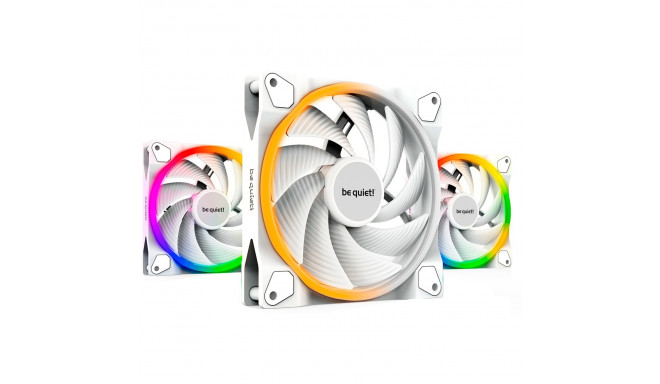 be quiet! Light Wings White 140mm PWM Triple Pack, case fan (white, pack of 3, incl. ARGB hub)