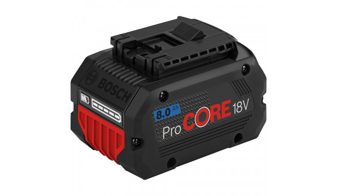 Bosch battery ProCORE 18V 8.0Ah Professional (black/red, AMPShare Alliance)