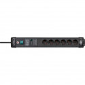 Brennenstuhl Premium-Line power strip 6-way (black, 3 meters, 60,000A surge protection)