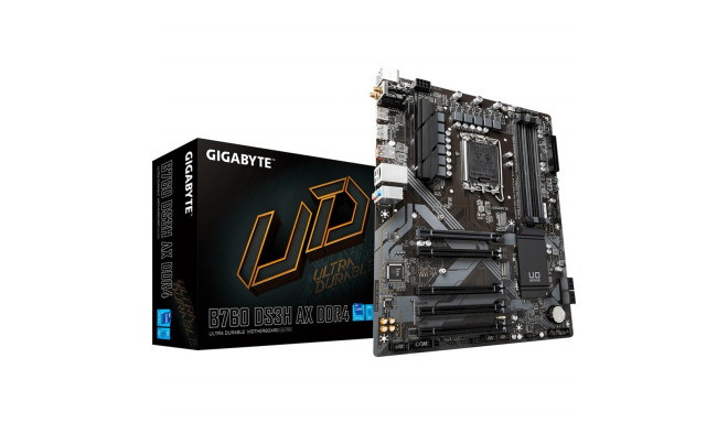 GIGABYTE B760 DS3H AX - Socket 1700 - motherboard