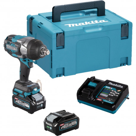 Makita cordless impact wrench TW001GM201 XGT, 40V (blue/black, 2x Li-Ion XGT battery 4Ah, in case)