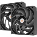 Thermaltake TOUGHFAN 14 Pro High Static Pressure PC Cooling Fan 140x140x25, case fan (black, 2 fans 