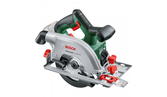 Bosch circular saw UniversalCirc 18V-53 solo, 18V (green/black, without battery and charger, POWER F