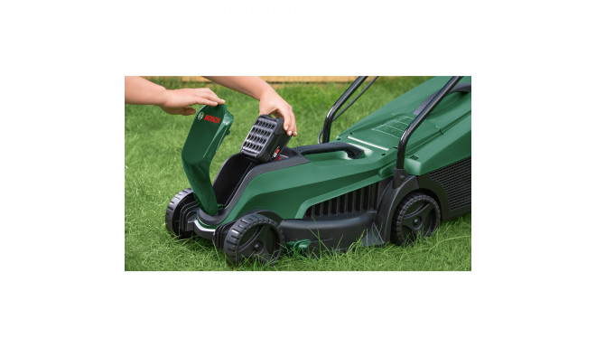 Bosch cordless lawnmower EasyMower 18V-32-200 (green/black, Li-ion battery 4.0Ah, POWER FOR ALL ALLI