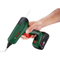 Bosch cordless hot glue gun AdvancedGlue 18V (green/black, without battery and charger, POWER FOR AL