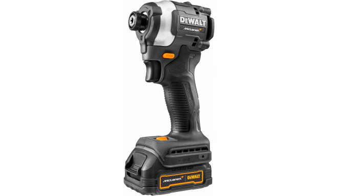 DeWALT cordless impact wrench DCF85ME2GT, 18V, 1/4", in McLaren design (grey/black, 2x POWERSTACK Li