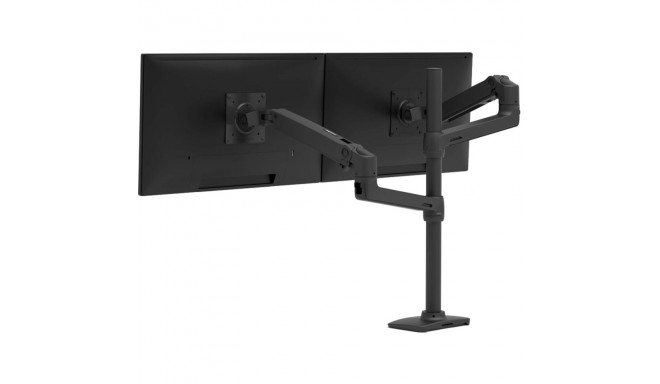 Ergotron LX Dual Monitor Arm, monitor mount (black)