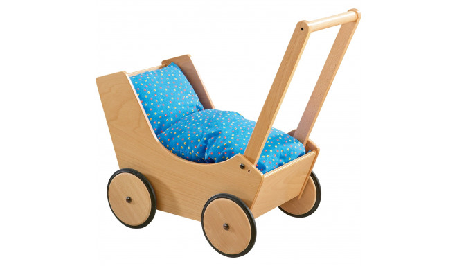 HABA doll pram, natural