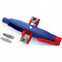 KNIPEX pin switch cabinet key 00 11 07, socket wrench (blue/red, length 145 mm)