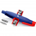 KNIPEX pin switch cabinet key 00 11 07, socket wrench (blue/red, length 145 mm)