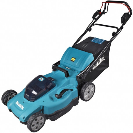 Makita cordless lawn mower DLM539PT2, 36 volts (2x18 volts) (blue/black, 2x Li-ion batteries 5.0 Ah,