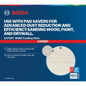 Bosch Expert M480 mesh structure sanding sheet 125mm, K400 (50 pieces, for eccentric sanders)