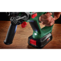 Bosch cordless hammer drill UniversalHammer 18V (green/black, Li-ion battery 2.5Ah, case, POWER FOR 