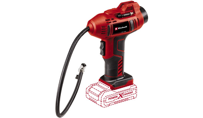 Einhell cordless car compressor CE-CC 18 Li-Solo (red/black, without battery and charger)
