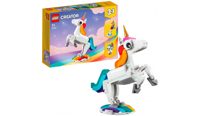 LEGO 31140 Creator 3in1 Magical Unicorn Construction Toy
