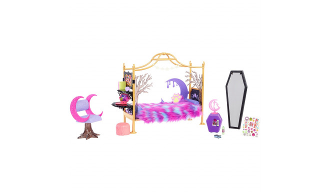 Mattel Monster High Clawdeen Wolf's bedroom, backdrop