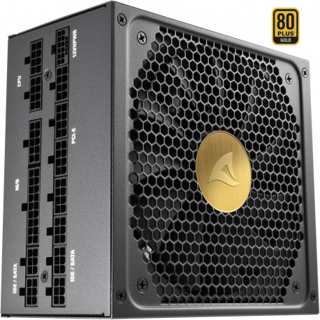 Sharkoon REBEL P30 Gold 1300W ATX3.0, PC power supply (black, 1x 12VHPWR, 8x PCIe, cable management,
