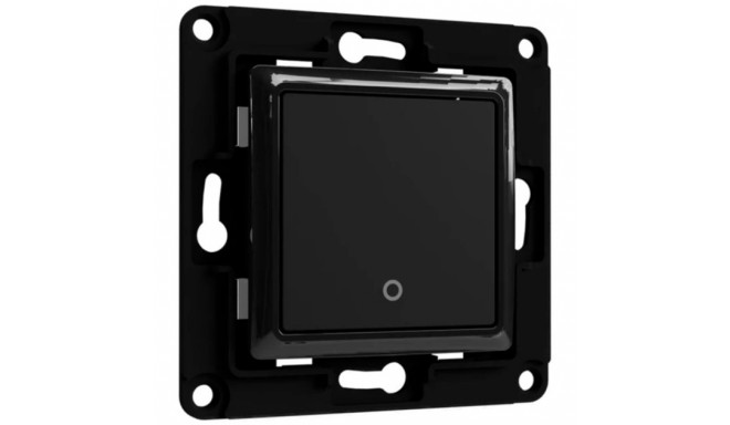 Shelly Wall Switch 1, push button (black)