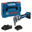Bosch cordless rodent GNA 18V-16 E Professional, 18Volt, tin snips (blue/black, 2x battery ProCORE18