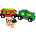 BRIO World Farm Battery Train Toy Vehicle