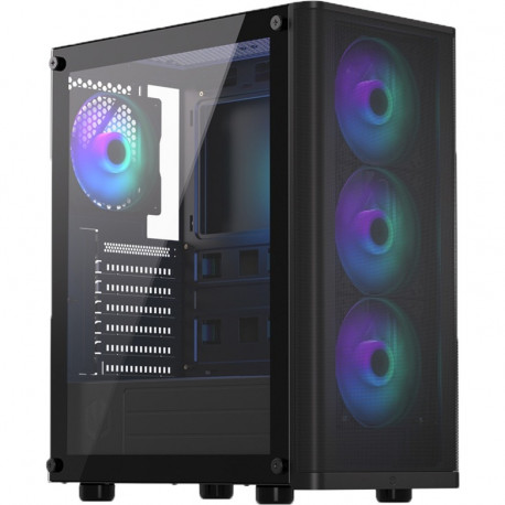 ENDORFY Ventum 200 ARGB, tower case (black, side panel made of tempered glass)