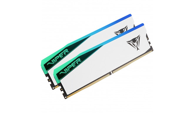 Patriot DDR5 - 32GB - 6200 - CL - 42 (2x 16 GB) dual kit, RAM (white, PVER532G62C42KW, Viper Elite 5