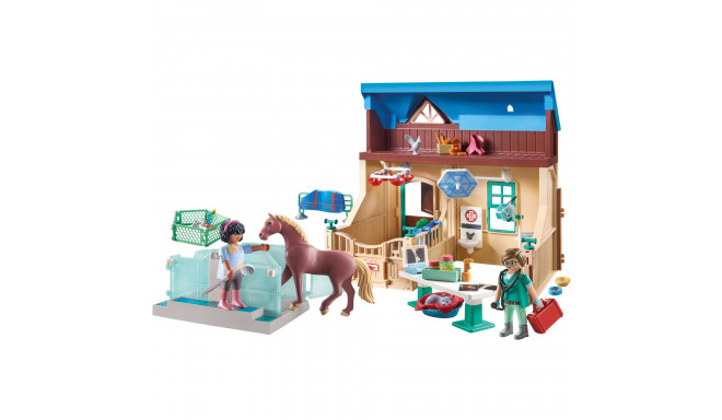 PLAYMOBIL 71352 Horses of Waterfall Riding therapy & veterinary practice, construction toy