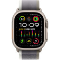 Apple Watch Ultra 2, Smartwatch (green/gray, 49 mm, Trail Loop, titanium case, cellular)