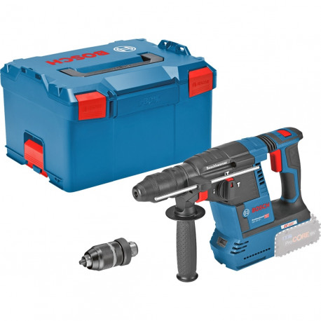 Akku-Bohrhammer GBH 18V-26 F Professional solo, 18Volt (blau/schwarz, ohne Akku und Ladegerät, in L-