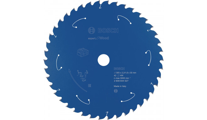 Bosch circular saw blade Expert for Wood, 305mm, 42Z (bore 30mm, for cordless cross-cut saws)