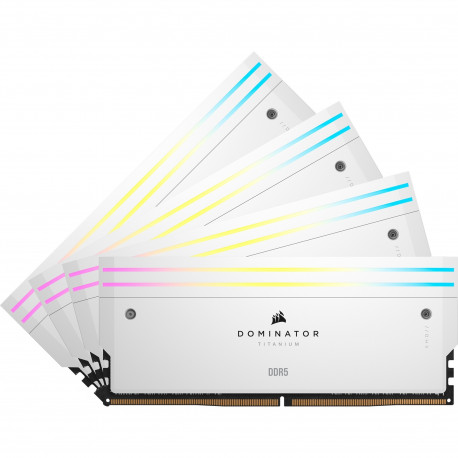 Corsair DDR5 - 64GB - 6000 - CL - 36 (4x 16 GB) quad kit, RAM (white, CMP64GX5M4B6000C36W, Dominator