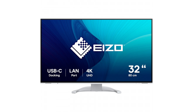 EIZO EV3240X-WT, LED monitor - 32 - white, UltraHD/4K, LAN, USB-C