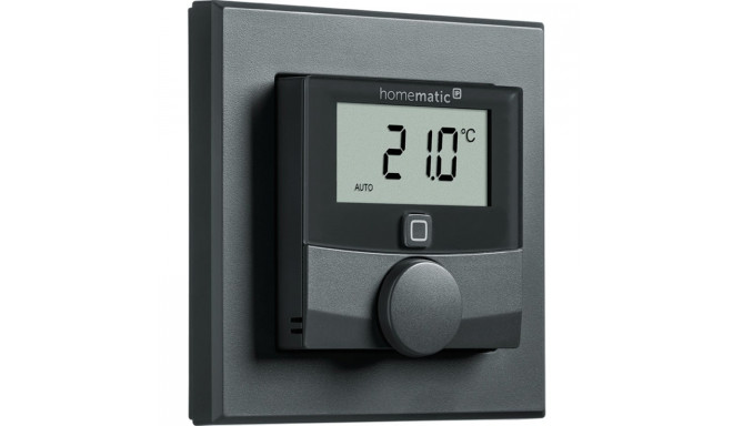 Homematic IP wall thermostat with humidity sensor (HmIP-WTH-A) (anthracite)