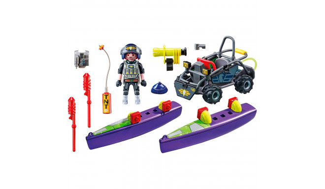 PLAYMOBIL 71147 City Action SWAT Multi-Terrain Quad Construction Toy