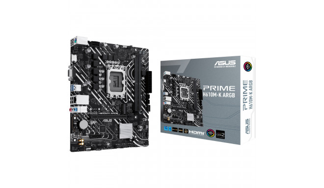 ASUS PRIME H610M-K ARGB - Socket 1700 - motherboard