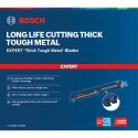 Bosch Expert reciprocating saw blade 'Thick Tough Metal' S 1155 CHC, 10 pieces (length 225mm)