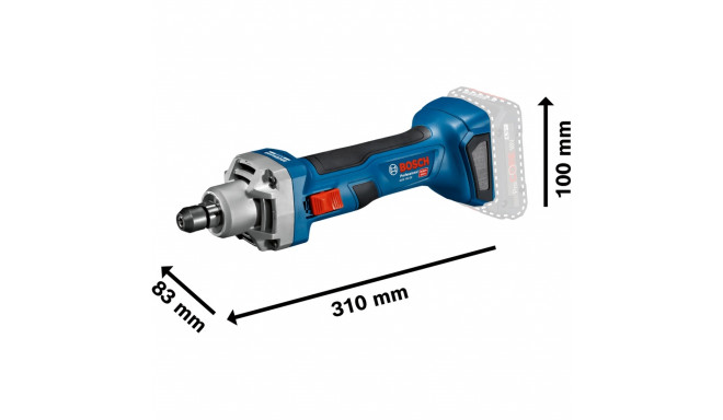 Bosch cordless straight grinder GGS 18V-20 Professional solo (blue/black, without battery and charge