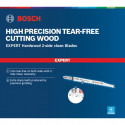 Bosch Expert jigsaw blade T 308 B 'Wood 2-side clean' (25 pieces)