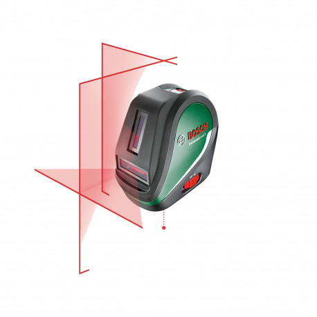 Bosch cross line laser UniversalLevel 3 set (green/black, red laser lines, range 10 meters)