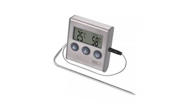 Digital Cooking Thermometer wih Probe & Timer (99 min 59 sec)