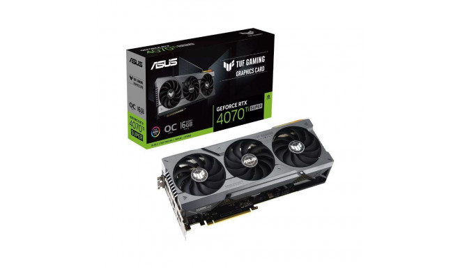 Asus videokaart NVIDIA GeForce RTX 4070 Ti Super 16GB GDDR6X 256bit PCIE 4.0 16x 2xHDMI 3xDispl