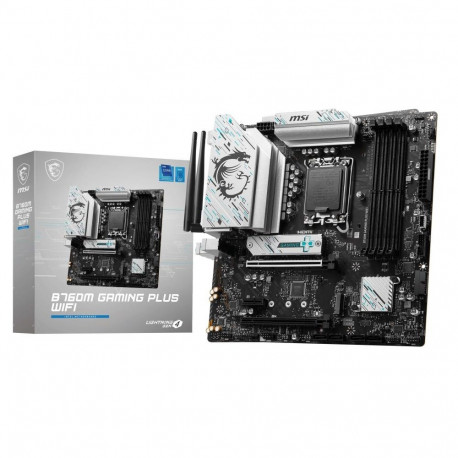 Mainboard|MSI|Intel B760 Express|LGA1700|Micro-ATX|Memory DDR5|Memory slots 4|1xPCI-Express 3.0 1x|1