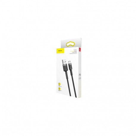 Baseus Micro USB Cafule Cable 1.5A 2m Gray + Black (CAMKLF-CG1)