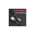 Baseus Lightning Cafule Cable 2.4A 1m Gold + Black (CALKLF-BV1)