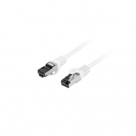 PATCHCORD CAT.8.1 S/FTP LSZH CU 5M WHITE FLUKE PASSED LANBERG