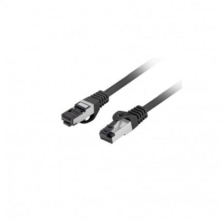 PATCHCORD CAT.8.1 S/FTP LSZH CU 1.5M BLACK FLUKE PASSED LANBERG
