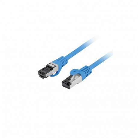 PATCHCORD CAT.8.1 S/FTP LSZH CU 0.25M BLUE FLUKE PASSED LANBERG