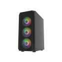 PC CASE FURY SHOBO SH4F RGB MIDI TOWER WINDOW BLACK
