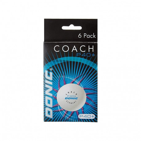 TABLE TENNIS BALL DONIC P40+ 1STAR 6 PCS