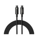 USB-C to USB-C cable Baseus Tungsten Gold 240W 3m (black)